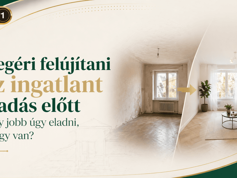 felújítás eladás előtt