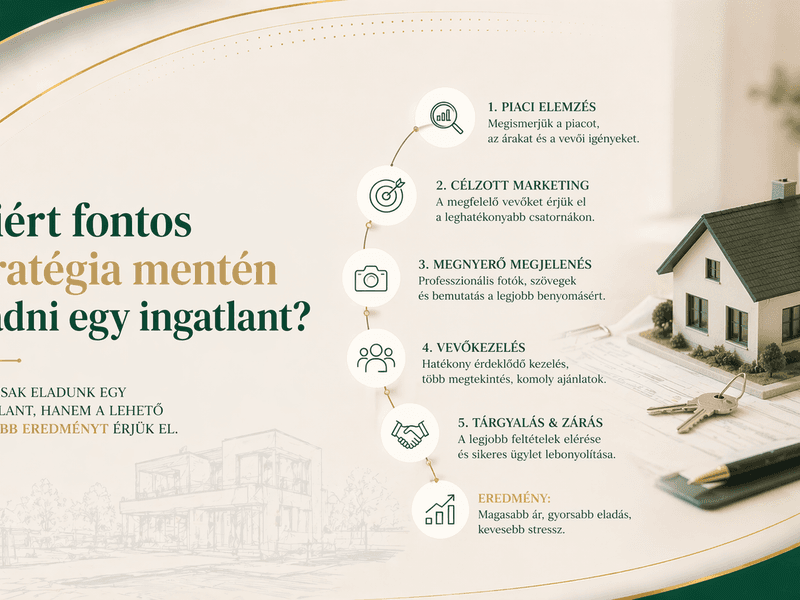 miért fontos stratégia mentén eladni egy ingatlant?